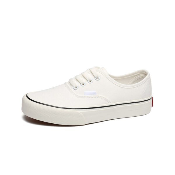 Canvas Shoes Low Top Fashion Classic Slip on Canvas Sneakers Lace-up Walking Shoes Tennis Shoes-vt123