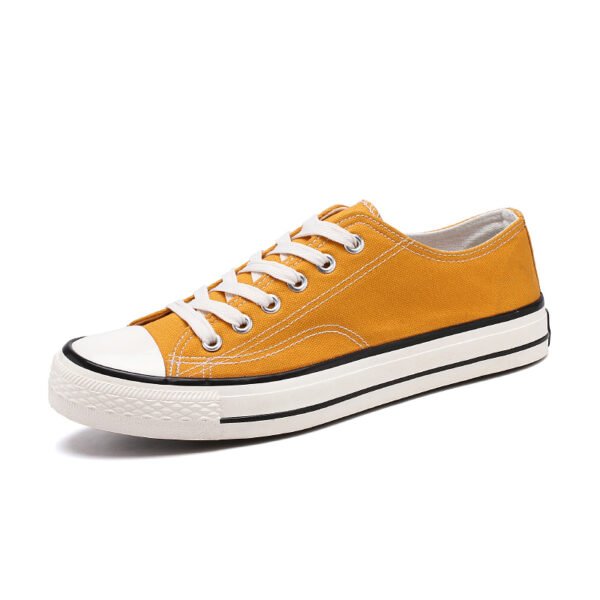 Unisex Canvas Shoes,Low Top Lace Up Fashion Casual Sneakers Casual Tennis Shoes Classic Walking Shoes-6970
