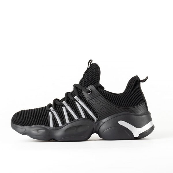 Amber Lightweight Steel Toe Safety Sneakers Black